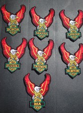  Eagle - Iron/Sew On Patch - Biker - Ton Up Boys - 