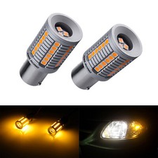 Pair P21W 382 BA15s LED Front