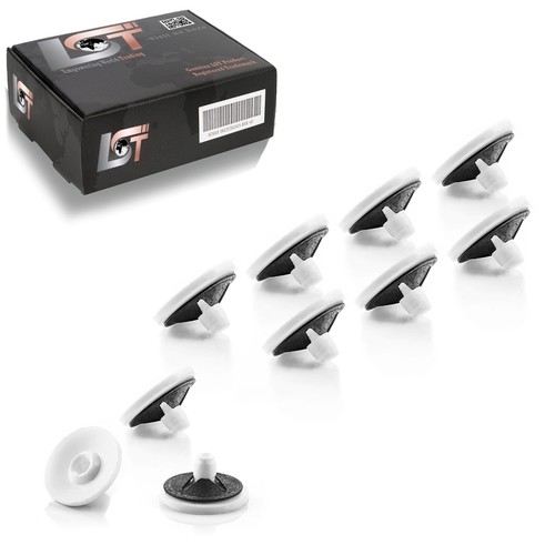 10x emblems fastening clips - fastening,