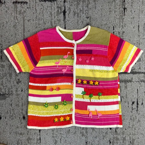 Vintage flamingo short sleeve - vintage,