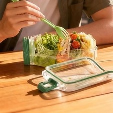 Salad Pod Mason Jar Side Open