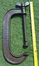 1 x RECORD 9" G Clamp No.8  Adjustable Metal  Woodworking Tool Wood Clamping