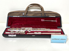 YAMAHA YFL-211S YFE211S Silver Plate Flute With Case And Bag  From Japan