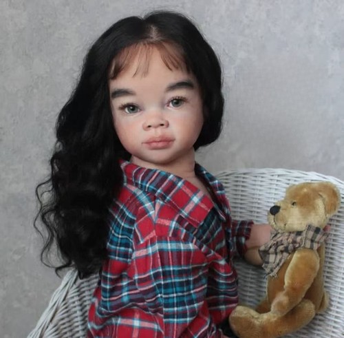 Artist painted reborn baby - artist,