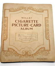 Wills Cigarette Cards, Garden Flowers, Full Set Of 50 Cards in Album 1939