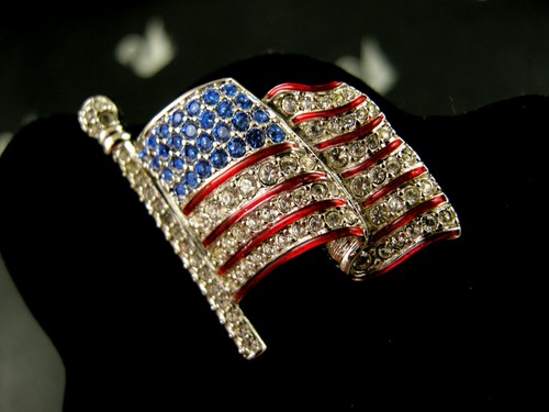 Signed swarovski pave crystal - signed,