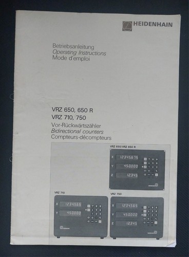 Heidenhain vrz 650 650r 710 - 650r, &