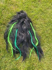 Wig Panto Drag Black & Green