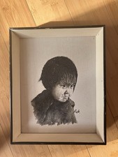 Pen and Ink On Canvas Original Art