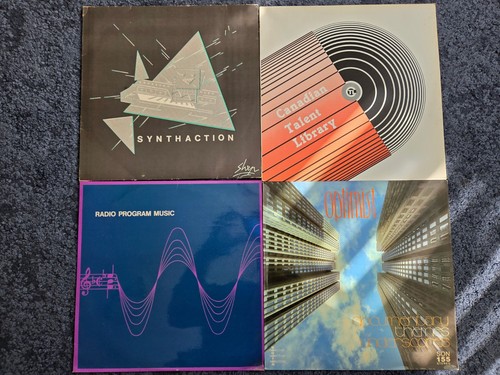 Library music lps - library,