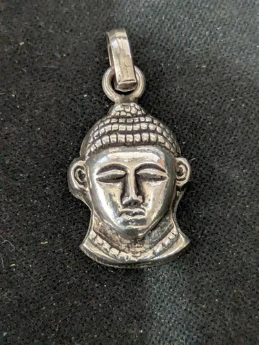Sterling silver buddha - sterling, head