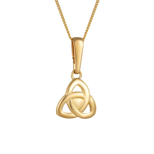 9ct gold dainty celtic knot - dainty,