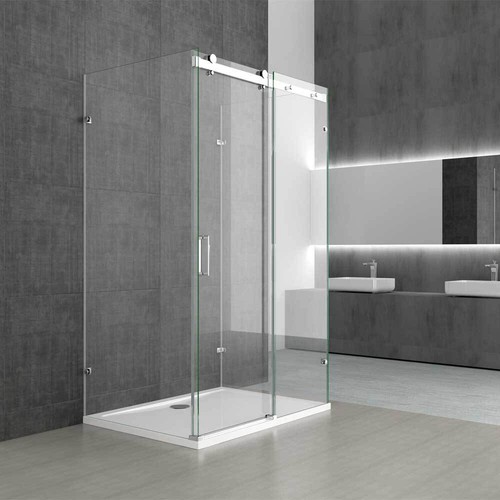 Shower enclosure frameless - shower,