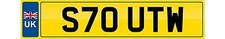 STOUT Private number plate S70