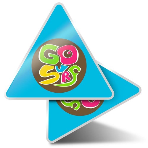 Triangle stickers 5cm - 2, x