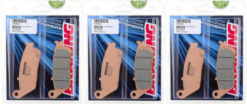 Front rear sintered brake - rear,