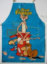 Vintage PINK PANTHER & Inspector Clouseau Adult Cooking Apron Cotton/Vinyl 1979