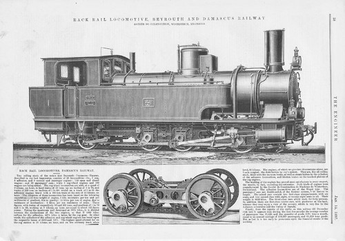Beirut damascus railway rack - beirut,