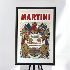 Martini Style Wooden Framed