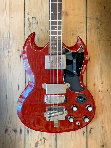 1964 gibson eb3 bass cherry - 1964,
