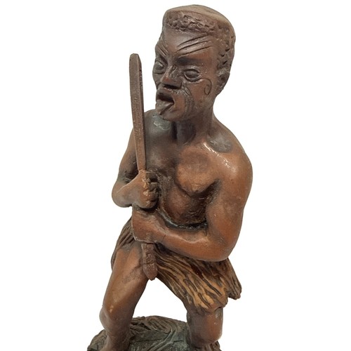 Rare maori warrior figure - maori,
