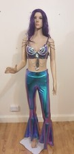 Sexy Little Mermaid adult Costume Ariel  Fancy Dress Outfit cosplay iridescent