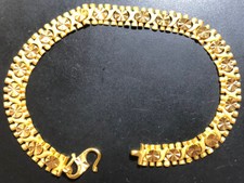 Lovely 22ct Gold Bracelet ,L 19.5cm ,- 11.48g