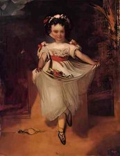 A4 photo Degas Little Girl Carrying Flowers In Her Apron