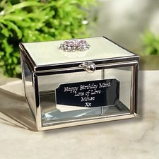 Personalised Flower Trinket