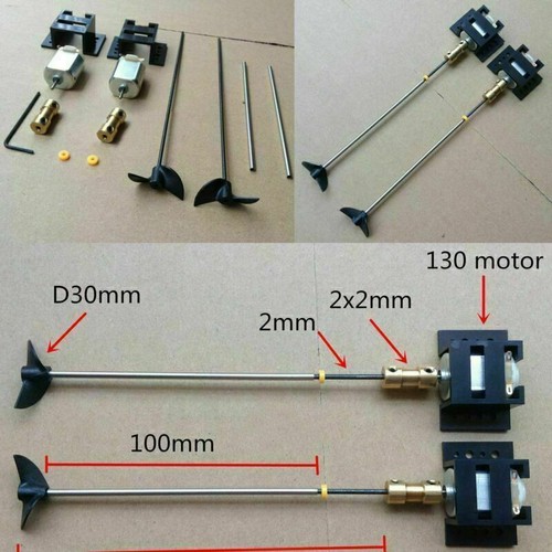 Diy double motors boat - double,