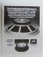 retro magazine advert 1980 PEAVEY black widow