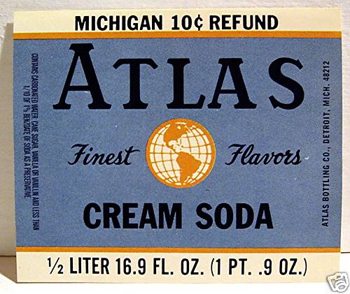 Atlas bottling cream - cream, soda