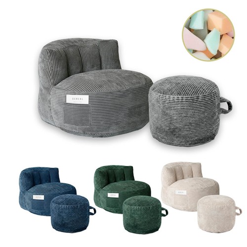 Crescent bean bag chair - crescent,
