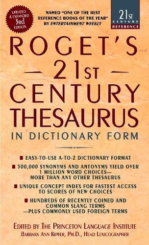 Roget 21st thesaurus 3rd - roget's,