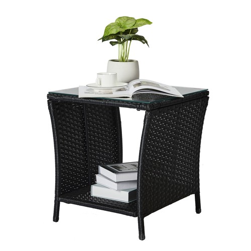 Rattan coffee table - rattan,
