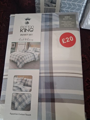 King size brushed cotton duvet - king,