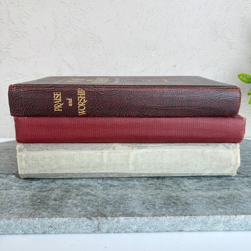 Vintage hymn books - set, 3