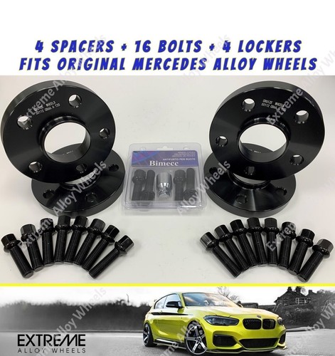 Black alloy wheel spacers 15mm - spacers,
