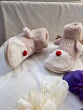 New pink reindeer Christmas slippers size 7/8