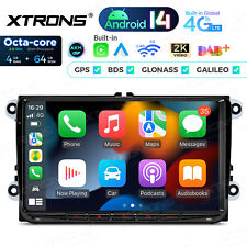 9" Android 14 Car Stereo Radio GPS DAB/DAB+ 8Core 4+64GB CarPlay For VW Golf 5 6