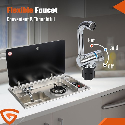 Sink hob single burner - &,