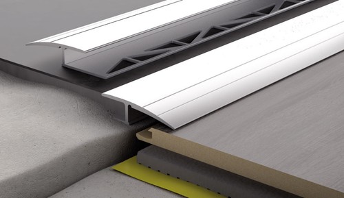 Aluminium door edging floor - aluminium,