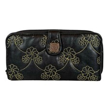 Vtg Anna Sui Black Leather