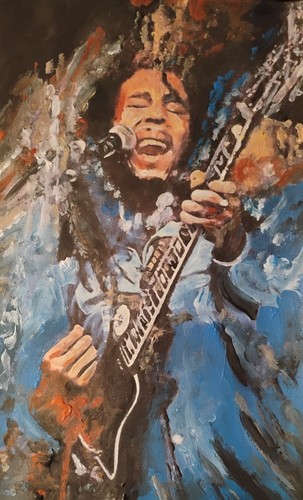 Bob marley original portrait - bob,