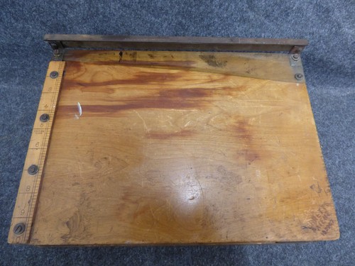 Vintage heavy wooden - wooden, drawing