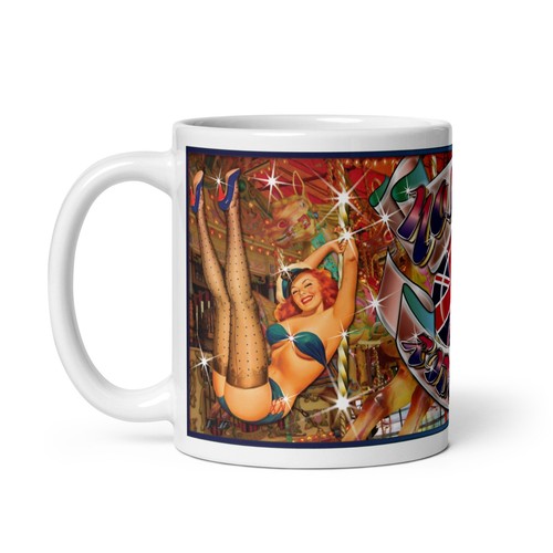Pinup girl carousel - girl, horse