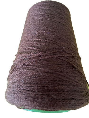 Cone brown yarn probably - yarn,