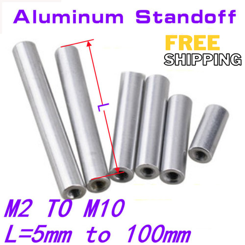 10pcs aluminium round - 2-10pcs,