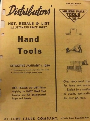 Millers falls tool - co.,