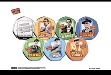 50P COIN  SHAPED ONLY FOOLS
